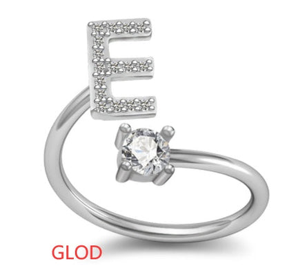 Alphabet Ring - Stylish 26 Letter English Jewellery