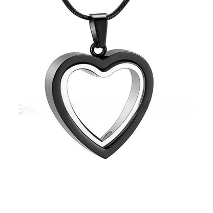 Fashion Personalized Heart-shaped Cinerary Casket Necklace